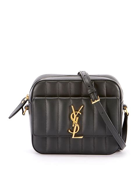 vicky camera bag ysl|Saint Laurent Vicky Medium YSL Monogram Quilted Camera Bag.